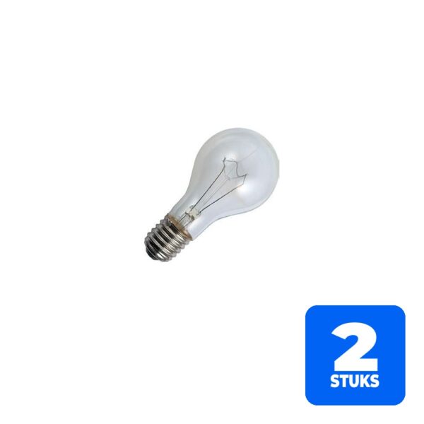 2x Schiefer E40 Gloeilamp | 300W 2700K 3500lm 48V | Dimbaar