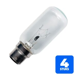 4x Schiefer Voertuiglamp | Ba22d T38x98 220V 55W CC-5A Helder 1.5K uur 35cd