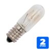 2x Schiefer E14 Gloeilamp | 15W 220V 68mA 2500K | 16x54mm | 10 stuks