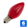 6156245989908-6x-schiefer-e12-kaars-gloeilamp-10w-rood-220v-240v-dimbaar 6x Schiefer E12 Kaars Gloeilamp | 10W Rood 220V/240V | Dimbaar