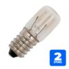 2x Schiefer E14 Gloeilamp | 5 - 7W 220V/260V 31mA 2500K | 16x45mm | 10 stuks