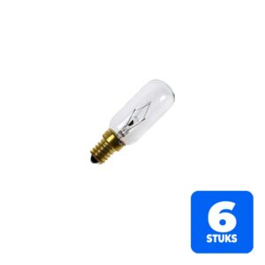 6156246913971-6x-schiefer-e14-buis-gloeilamp-25w-2700k-250lm-24v-dimbaar 6x Schiefer E14 Buis Gloeilamp | 25W 2700K 250lm 24V | Dimbaar