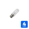 4x Schiefer Ba22d Buis Gloeilamp | 40W 2700K 340lm 240V | Dimbaar
