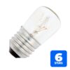 6156247517543-6x-schiefer-e27-buis-gloeilamp-15w-2700k-110lm-130v-dimbaar 6x Schiefer E27 Buis Gloeilamp | 15W 2700K 110lm 130V | Dimbaar