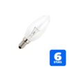 6156247584552-6x-schiefer-e14-kaars-gloeilamp-60w-2700k-500lm-220v-240v-dimbaar 6x Schiefer E14 Kaars Gloeilamp | 60W 2700K 500lm 220V/240V | Dimbaar