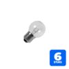 6156248310372-6x-schiefer-e27-kogel-gloeilamp-15w-2700k-80lm-110v-130v-dimbaar 6x Schiefer E27 Kogel Gloeilamp | 15W 2700K 80lm 110V/130V | Dimbaar