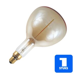 1x Schiefer E27 Gloeilamp | 60W Goud 240lm 230V | Dimbaar
