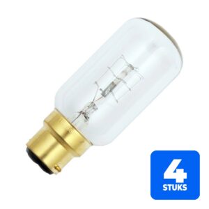 4x Schiefer Voertuiglamp | Ba22d T38x98 110V 60W C-10A Andongake Helder 1.5K uur 26cd