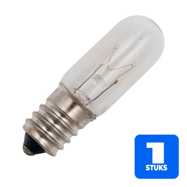 1x Schiefer E14 Gloeilamp | 15W 42V 357mA 2500K | 16x54mm | 10 stuks