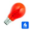 6156248993957-4x-schiefer-ba22d-gloeilamp-60w-rood-220lm-230v-dimbaar 4x Schiefer Ba22d Gloeilamp | 60W Rood 220lm 230V | Dimbaar