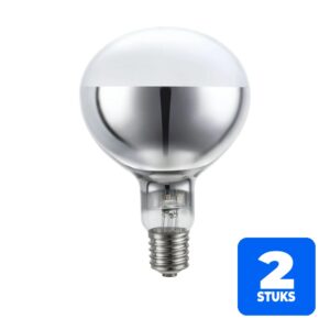 2x Schiefer E39 R160 Reflector Gloeilamp | 500W 2700K 110V 360° | Dimbaar