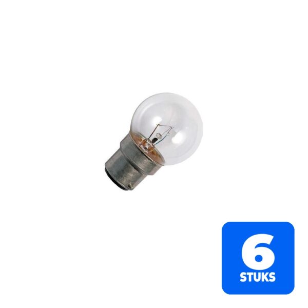 6156249141142-6x-schiefer-voertuiglamp-ba22d-g41x61-24v-25w-c-2v-2k-uur-helder 6x Schiefer Voertuiglamp | Ba22d G41x61 24V 25W C-2V 2K uur Helder