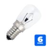 6x Schiefer E14 Buis Gloeilamp | 25W 2700K 230lm 12V | Dimbaar
