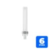 6156249328376-6x-spl-g23-pl-s-2p-spaarlamp-9w-827-2700k-2-pins 6x SPL G23 PL-S 2P Spaarlamp | 9W 827 2700K | 2-Pins