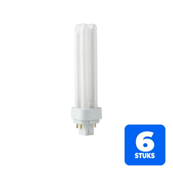 6156249359301-6x-spl-g24q-2-pl-c-4p-spaarlamp-18w-827-2700k-4-pins 6x SPL G24q-2 PL-C 4P Spaarlamp | 18W 827 2700K | 4-Pins