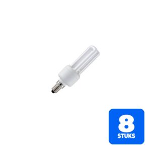8x SPL E14 Spaarlamp | 11W 2700K 670lm | 441411012
