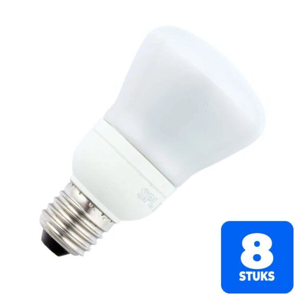 6156250086012-8x-spl-e27-spaarlamp-9w-2700k-365lm-442709112 8x SPL E27 Spaarlamp | 9W 2700K 365lm | 442709112