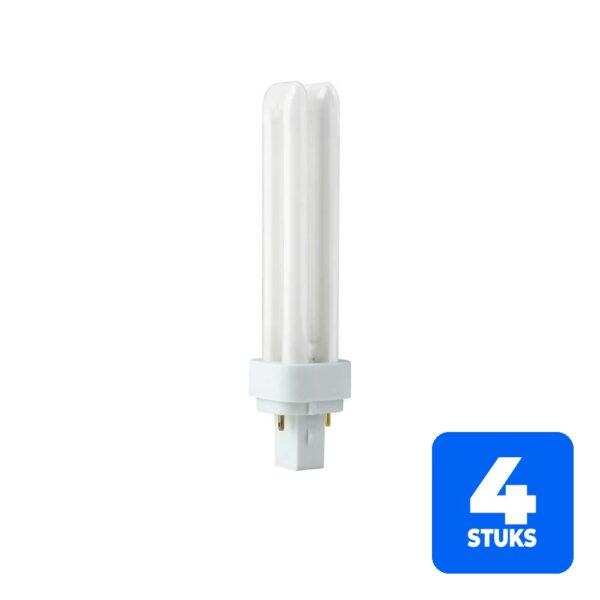 6156250210233-4x-spl-g24d-2-pl-c-2p-spaarlamp-18w-865-6500k-2-pins 4x SPL G24d-2 PL-C 2P Spaarlamp | 18W 865 6500K | 2-Pins