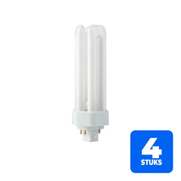 6156250214255-4x-spl-gx24q-3-pl-t-4p-spaarlamp-32w-827-2700k-4-pins 4x SPL GX24q-3 PL-T 4P Spaarlamp | 32W 827 2700K | 4-Pins