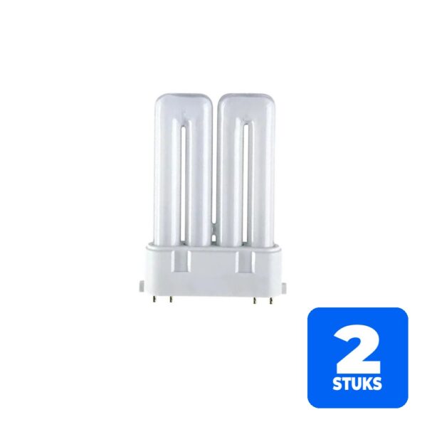 2x Patron Dulux F 4P 2G10 Spaarlamp | 36W 6500K 2000Lm 865