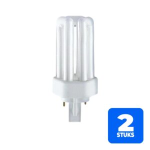 6156250621671-2x-patron-pl-t-2p-gx24d-3-spaarlamp-26w-3000k-1800lm-830 2x Patron PL-T 2P GX24d-3 Spaarlamp | 26W 3000K 1800Lm 830