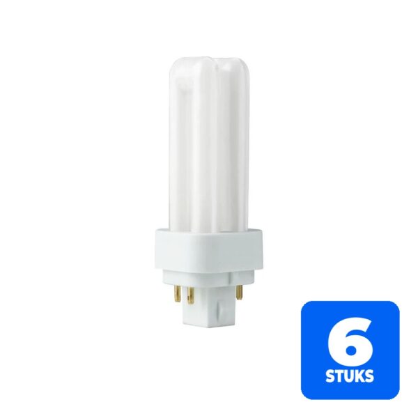 6156250648661-6x-spl-g24q-1-pl-c-4p-spaarlamp-10w-827-2700k-4-pins 6x SPL G24q-1 PL-C 4P Spaarlamp | 10W 827 2700K | 4-Pins