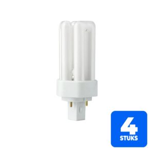 4x SPL GX24d-1 PL-T 2P Spaarlamp | 13W 830 3000K | 2-Pins
