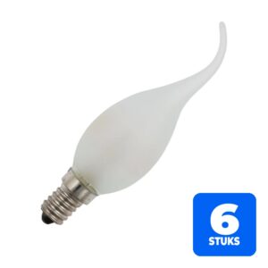 6156253071039-6x-schiefer-e14-tip-kaars-gloeilamp-40w-2700k-310lm-235v-mat-dimbaar 6x Schiefer E14 Tip Kaars Gloeilamp | 40W 2700K 310lm 235V Mat | Dimbaar