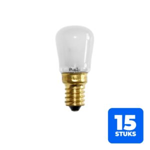 6156253291215-15x-osram-e14-koelkastlamp-10w-2700k-dimbaar 15x Osram E14 Koelkastlamp | 10W 2700K | Dimbaar