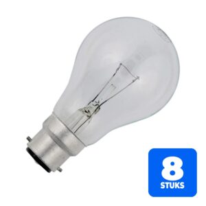 6156253765785-8x-schiefer-ba22d-gloeilamp-15w-2700k-120lm-24v-dimbaar 8x Schiefer Ba22d Gloeilamp | 15W 2700K 120lm 24V | Dimbaar