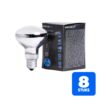 8x Patron E27 R63 Reflector Gloeilamp | 75W 2700K Mat | Dimbaar