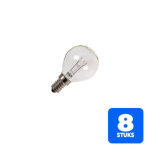 6156253954974-8x-schiefer-e14-kogel-gloeilamp-40w-2700k-320lm-220v-240v-dimbaar 8x Schiefer E14 Kogel Gloeilamp | 40W 2700K 320lm 220V/240V | Dimbaar