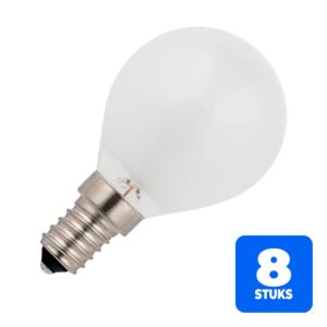 6156254167106-8x-schiefer-e14-kogel-gloeilamp-40w-2700k-310lm-220v-240v-mat-dimbaar 8x Schiefer E14 Kogel Gloeilamp | 40W 2700K 310lm 220V/240V Mat | Dimbaar