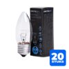 6156254375310-20x-patron-e27-kaars-gloeilamp-25w-2700k-170lm-dimbaar 20x Patron E27 Kaars Gloeilamp | 25W 2700K 170Lm | Dimbaar