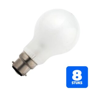 6156254554562-8x-schiefer-ba22d-gloeilamp-60w-2700k-700lm-42v-mat-dimbaar 8x Schiefer Ba22d Gloeilamp | 60W 2700K 700lm 42V Mat | Dimbaar