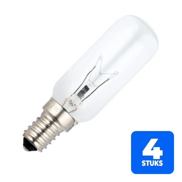 6156254812846-4x-schiefer-e14-oven-buis-gloeilamp-40w-2700k-360lm-220v-260v-dimbaar 4x Schiefer E14 Oven Buis Gloeilamp | 40W 2700K 360lm 220V/260V | Dimbaar