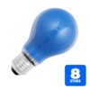 8x Schiefer E27 Gloeilamp | 40W Blauw 230V | Dimbaar