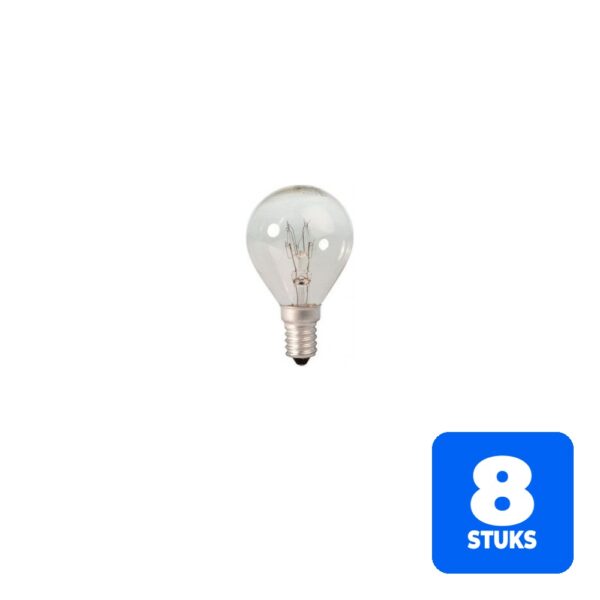 6156255259220-8x-calex-e14-gloeilamp-10w-2700k-dimbaar 8x Calex E14 Gloeilamp | 10W 2700K | Dimbaar