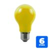 6x Schiefer E27 Gloeilamp | 11W Geel 30lm 240V | Dimbaar