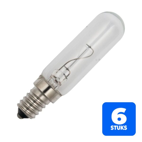 6156255632696-6x-schiefer-e14-buis-gloeilamp-25w-2700k-310lm-24v-dimbaar 6x Schiefer E14 Buis Gloeilamp | 25W 2700K 310lm 24V | Dimbaar