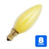 6156255744733-8x-schiefer-e14-kaars-gloeilamp-25w-geel-140lm-230v-dimbaar 8x Schiefer E14 Kaars Gloeilamp | 25W Geel 140lm 230V | Dimbaar