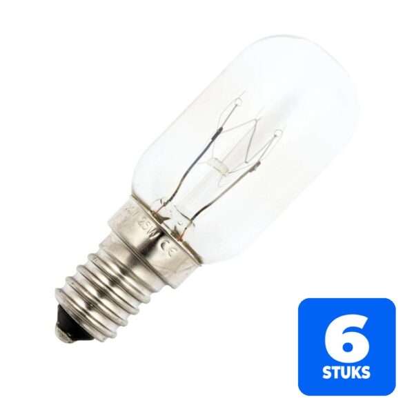 6156256129126-6x-schiefer-e14-buis-gloeilamp-25w-2700k-150lm-220v-dimbaar 6x Schiefer E14 Buis Gloeilamp | 25W 2700K 150lm 220V | Dimbaar