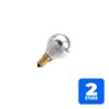 6156256749737-2x-schiefer-e14-kopspiegel-gloeilamp-15w-24v-95lm-zilver-dimbaar 2x Schiefer E14 Kopspiegel Gloeilamp | 15W 24V 95lm Zilver | Dimbaar