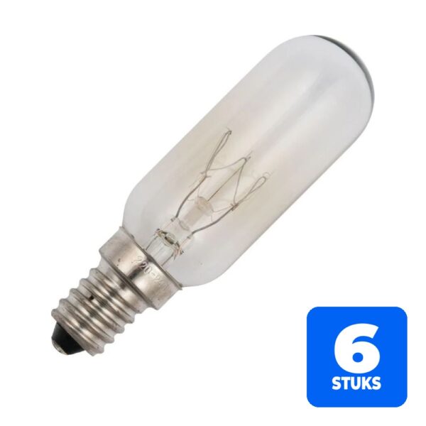 6156256848867-6x-schiefer-e14-buis-gloeilamp-25w-2700k-180lm-235v-dimbaar 6x Schiefer E14 Buis Gloeilamp | 25W 2700K 180lm 235V | Dimbaar