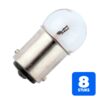 8x Schiefer Voertuiglamp | Ba15d G18x35 12V 25W Helder