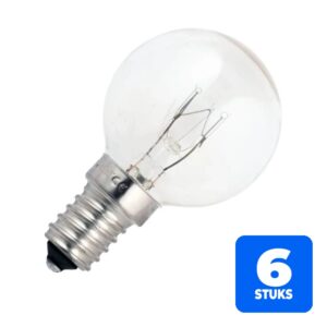 6156257814816-6x-schiefer-e14-kogel-gloeilamp-25w-2700k-160lm-220v-240v-dimbaar 6x Schiefer E14 Kogel Gloeilamp | 25W 2700K 160lm 220V/240V | Dimbaar