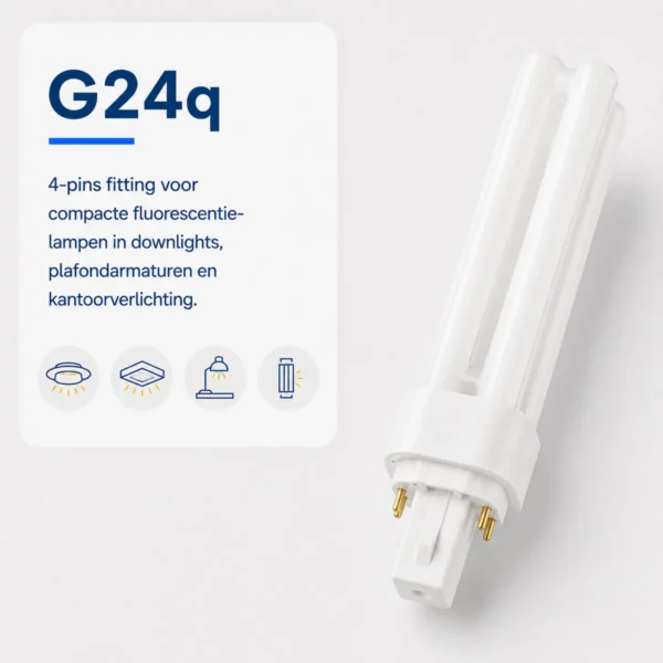 G24q-2 / G24q-3 lampfitting kiezen G24q-2 / G24q-3 lampfitting herkennen bij het kiezen van een lamp