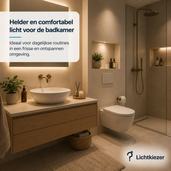 Keuzehulp voor passende verlichting in de badkamer
