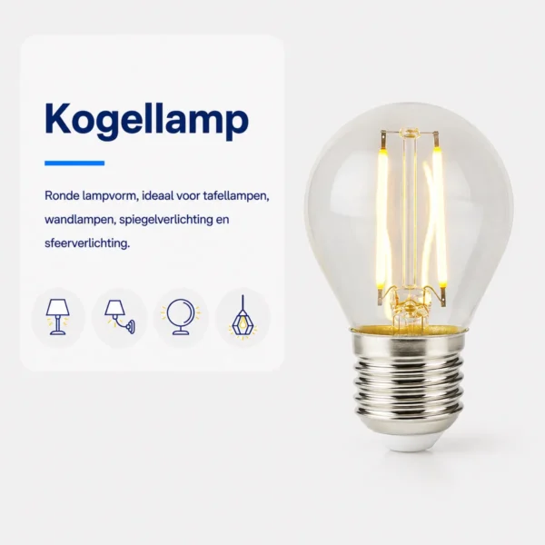 Kogellamp als lampvorm kiezen Lampvorm kogellamp herkennen en passende lamp kiezen
