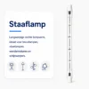 Lampvorm staaflamp herkennen en passende lamp kiezen